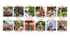 A collage of twelve different gift offerings for each month of the year.